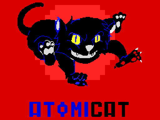 AtomiCat — Pantalla de carga original
