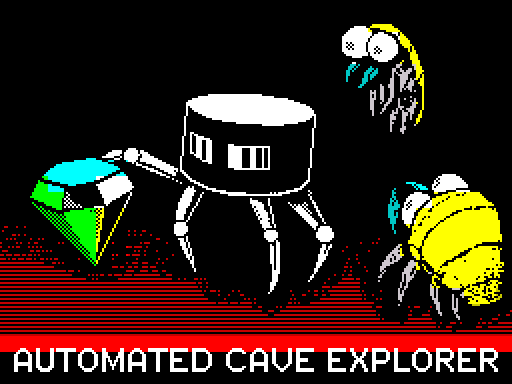 Automated Cave Explorer — Pantalla de carga original