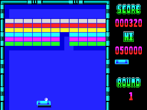 Arkanoid — Schermata di gioco