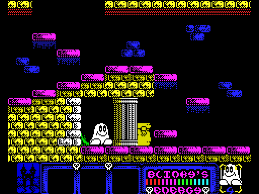 Blinky's Scary School — Schermata di gioco