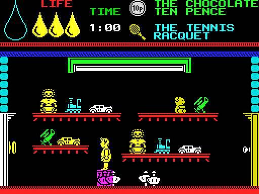 Herbert's Dummy Run — Schermata di gioco