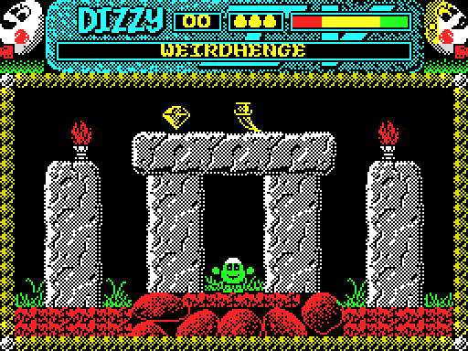 Magicland Dizzy — Schermata di gioco