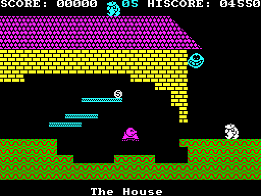 Monty on the Run — Schermata di gioco