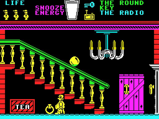 Pyjamarama — Schermata di gioco