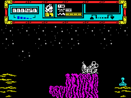 Starquake — Schermata di gioco