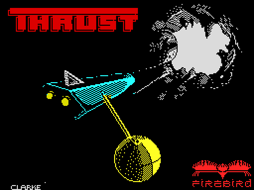 Thrust — Schermata iniziale