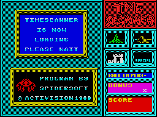 Time Scanner — Schermata iniziale