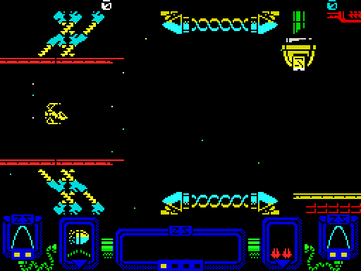 Zynaps — Schermata di gioco