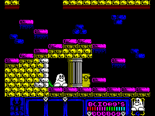 Blinky's Scary School — Schermata di gioco