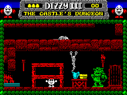 Fantasy World Dizzy — Schermata di gioco