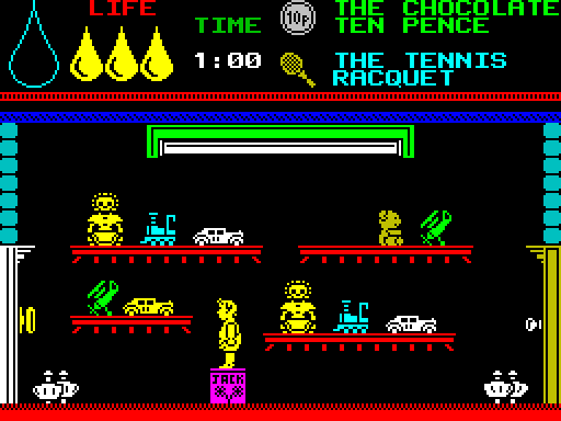 Herbert's Dummy Run — Schermata di gioco