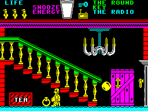 Pyjamarama — Schermata di gioco