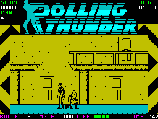 Rolling Thunder — Schermata di gioco