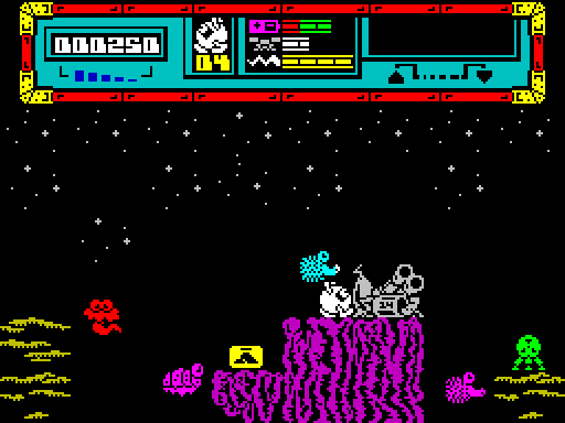 Starquake — Schermata di gioco