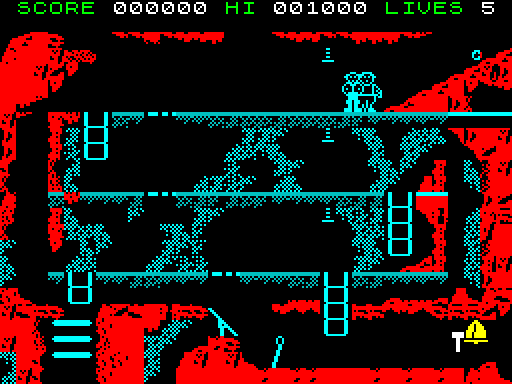 The Goonies — Schermata di gioco