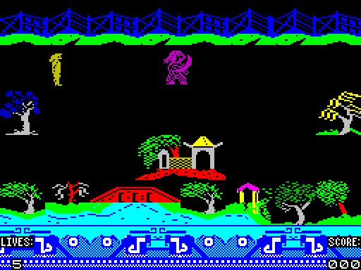 The Willow Pattern Adventure — Schermata di gioco