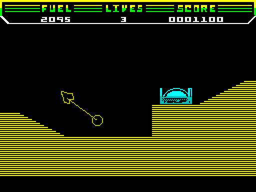 Thrust — Schermata di gioco
