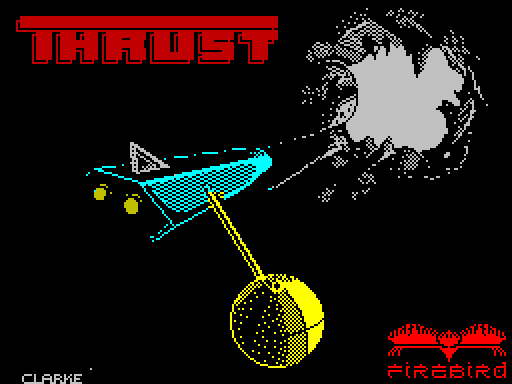 Thrust — Schermata iniziale