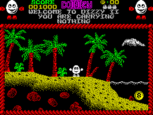 Treasure Island Dizzy: Extended Edition — Schermata di gioco
