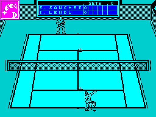 Emilio Sánchez Vicario Grand Slam — Pantalla de juego