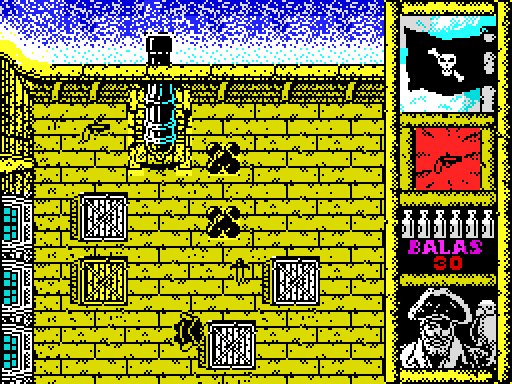 Black Beard — Pantalla de juego