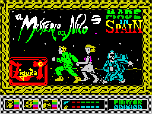 El Misterio del Nilo — Pantalla de carga