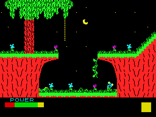 Sir Fred — Pantalla de juego