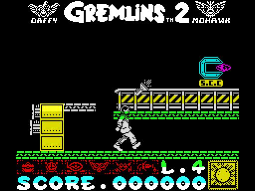 Gremlins 2 — Pantalla de juego