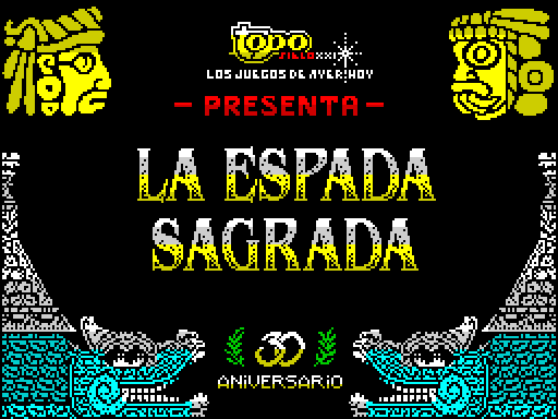 La Espada Sagrada — Pantalla de carga