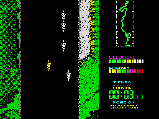 Perico Delgado — Pantalla de juego