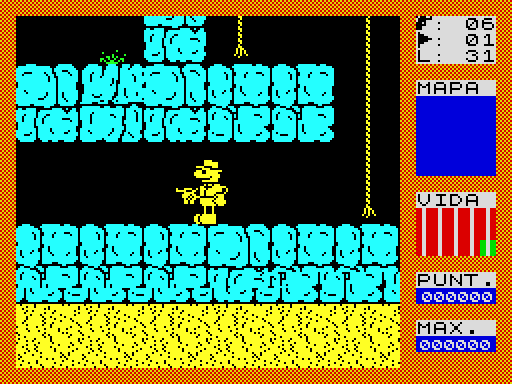 Fred — Pantalla de juego