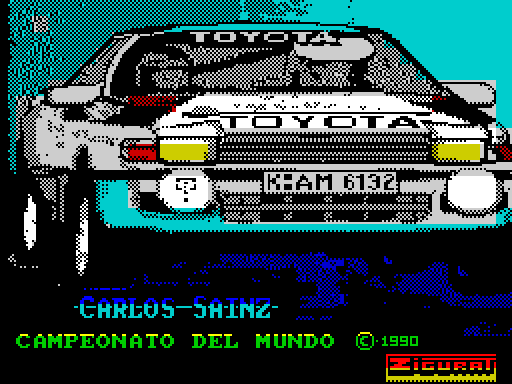 Carlos Sainz — Pantalla de carga