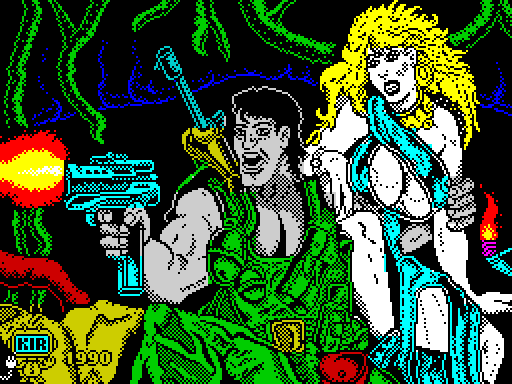 Jungle Warrior — Pantalla de carga