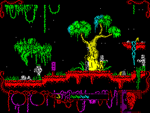 The Prayer of the Warrior — Pantalla de juego