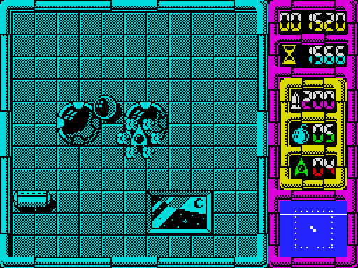 Afteroids — Pantalla de juego