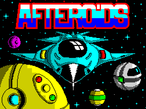 Afteroids — Pantalla de carga