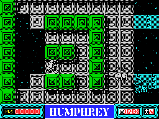 Humphrey — Pantalla de juego