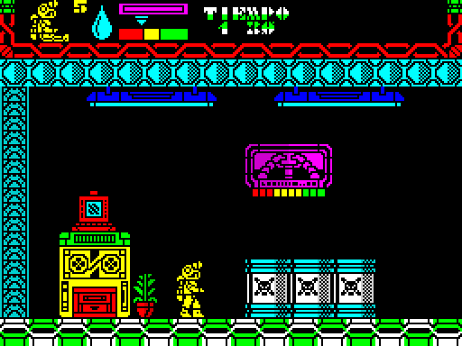 Nuclear Bowls — Pantalla de juego